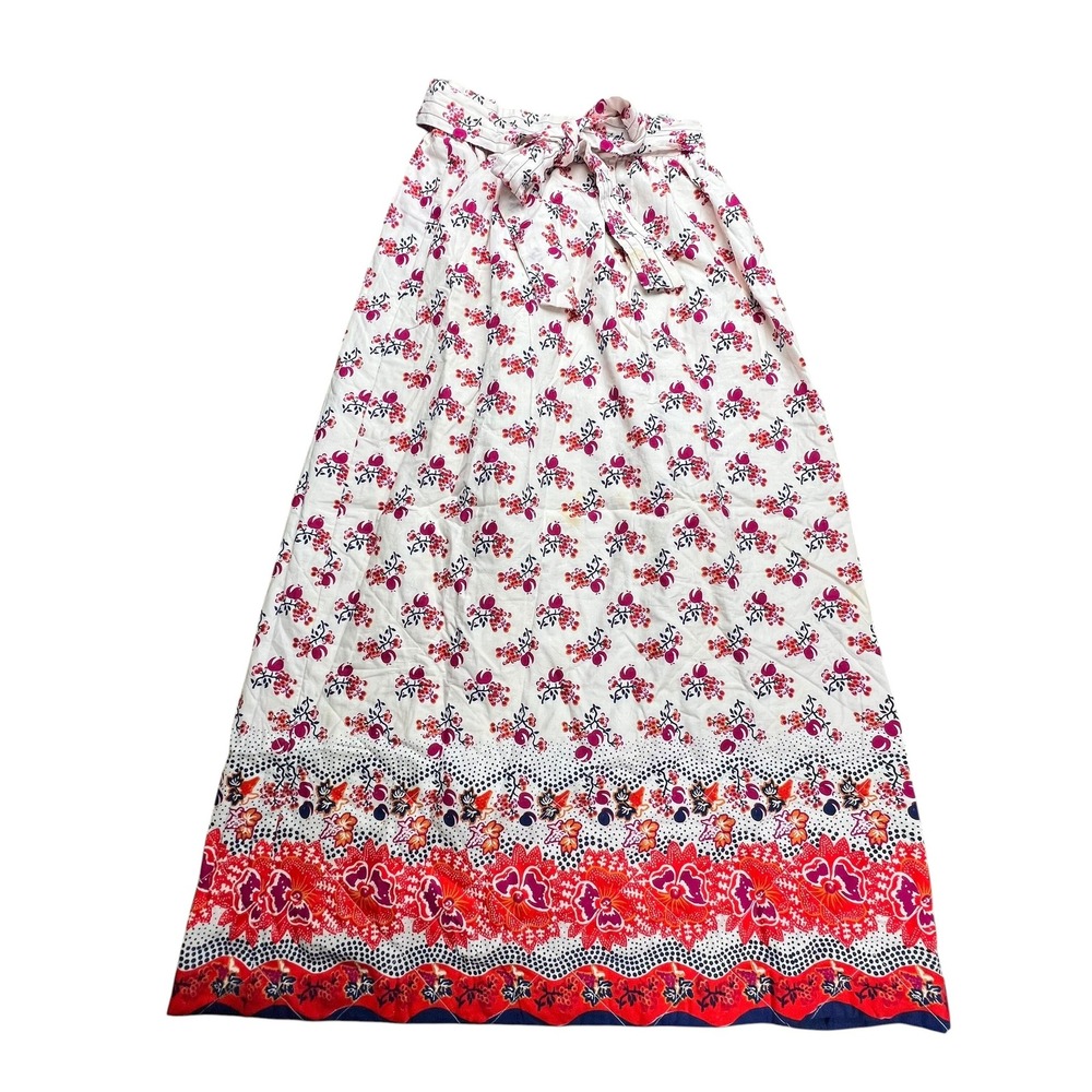 Vintage Charles Demery Souleiado Paris Quilted Cotton Maxi Skirt Floral French